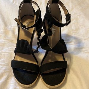 Charles by Charles David Cute ruffle on the strap.